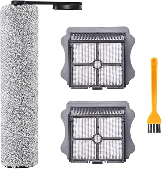 Brush RollerHEPA Filter Accessories Compatible for Tineco Floor ONE S5 Floor/One S5 ProCordless Wet Dry Vacuum Cleaner Replacement Accessories(3pcs)