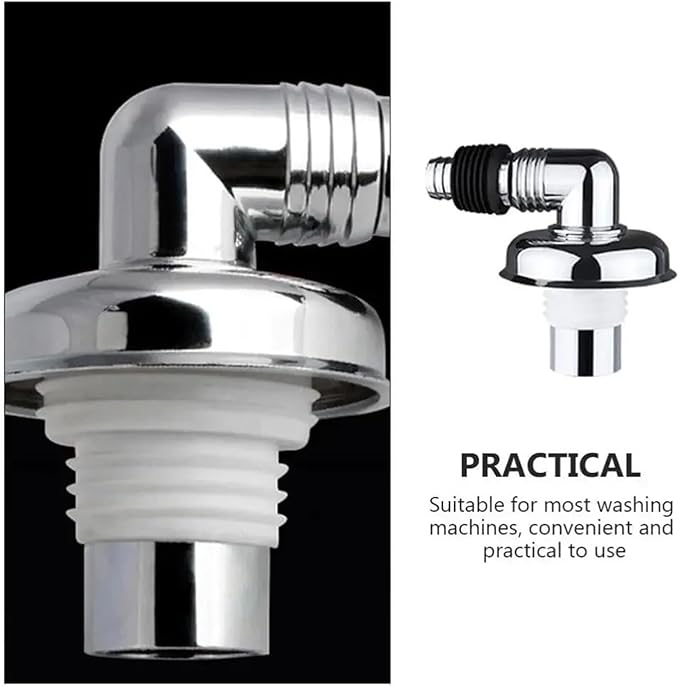 3 Way Drain Pipe For Washing Machine One-way Return Proof Drainage Strainer Stopper Insect Odor Proof Sink Sewer Joint Plug(Style C 1PC)