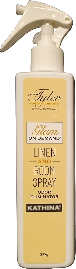 Tyler Candle Company - Spray On Demand - Kathina fragrance - 227g / 8oz (Pack of 2) Clear