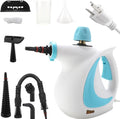 Natural Steam Cleaner Steam Cleaner Pressurized Handheld Steam Cleaner Portable Steam Cleaner Handheld High Pressure Multi-Purpose Steamer for Mattress Car Detailing Kitchen Bathroom(Blue)
