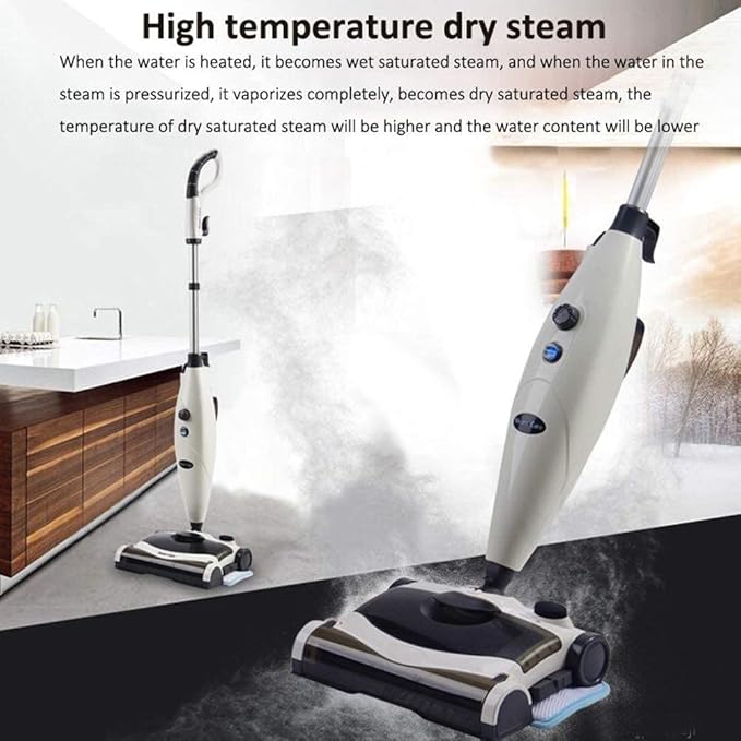 Electric Mop - 3 in 1 Spinner Waxer Quiet Powerful Cleaner Spin &amp Buffer Polisher for Hard Wood Tile Vinyl Marble Laminate Floor