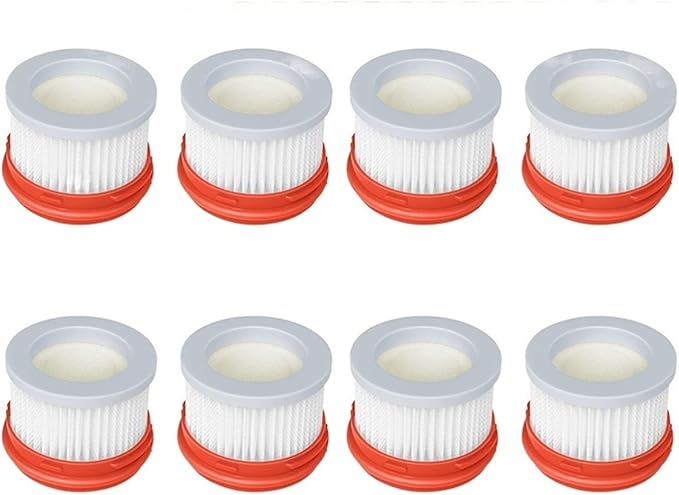 Compatible with Xiaomi Dreame V9 V10 V11 V8 V9B V9P XR Main Brush HEPA Filter Wireless Handheld Vacuum Cleaner (Color : 8 Filters)