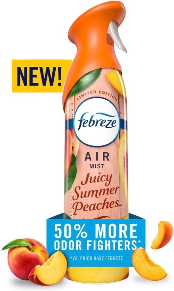 Febreeze Air Effects Air Freshner Limited Edition Spring Fresh Scents Summer Fresh Scents 3-pack of spray (Summer Variety)