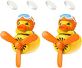 2 Pieces Car Air Fresheners Cute Bear Pilot Car Diffuser Propeller Air Outlet Vent Fresheners Suitable for Automotive Interior Decoration (duck+duck)