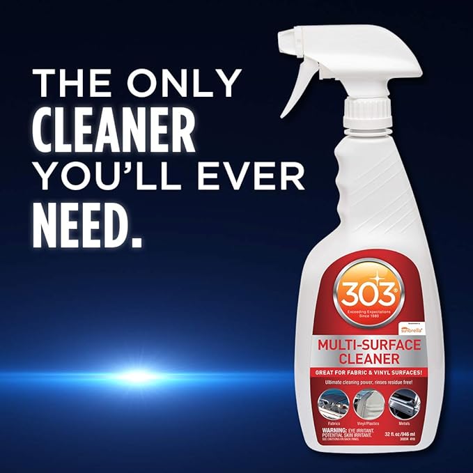 303 Products-30207 Multi Surface Cleaner Spray All Purpose Cleaner for Home Patio Car Care and Outdoor 32 fl. oz. (Pack of 6)