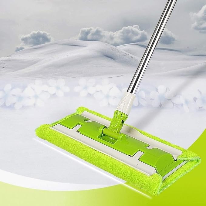 Microfiber Mop Hardwood Floor Pads and Stainless Steel Handle with Extension