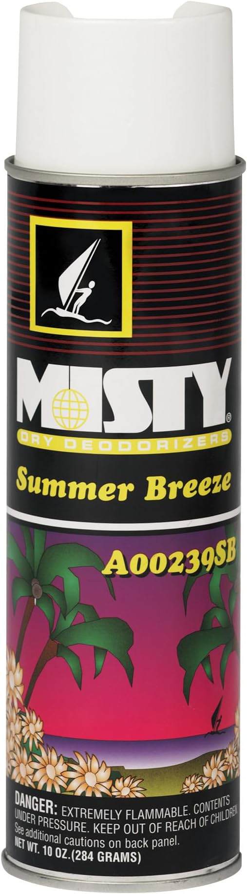 Misty Air Freshening Deodorizing Spray - Summer Breeze - 10 oz (Case of 12) 1001868 - Premium Odor Neutralizer for Smoke Organic Decay and Other Unwanted Odors