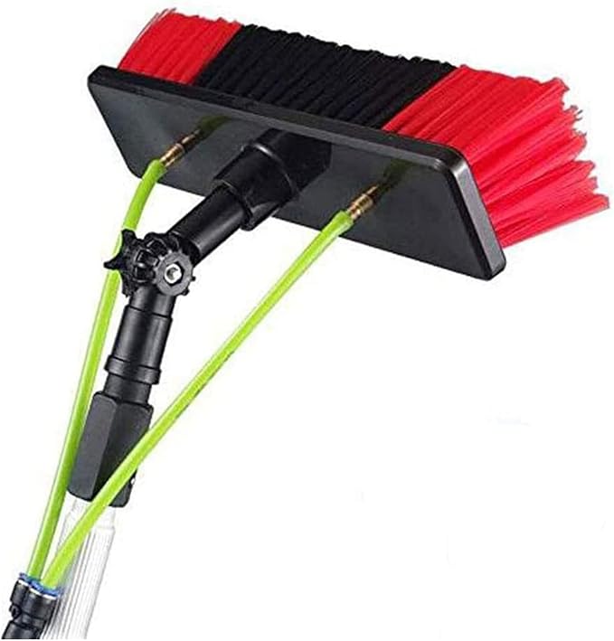 Water Fed Pole Kit Solar Panel Cleaning Brush Window Cleaning Pole 30Ft Window Cleaning Pole Water Fed Telesbrush Extendable Cleaner Conservatory Roof(6m)
