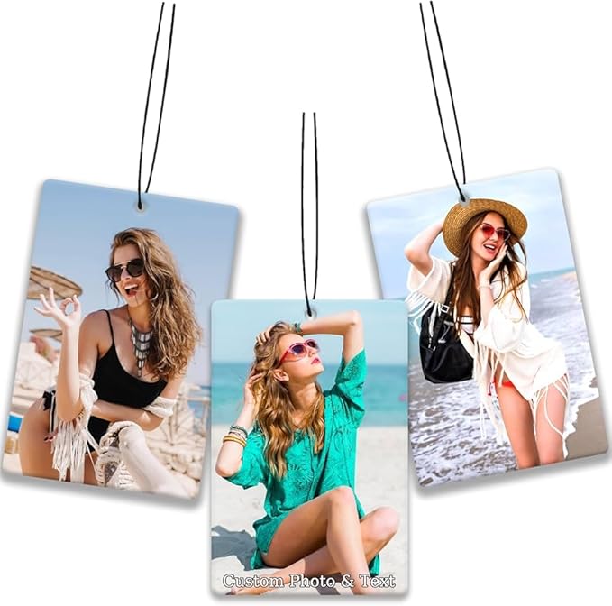 100 PCS Custom Logo Air Freshener Bulk Personalized Car Air Fresheners for Business Branding Real Estate Agents Dealerships and Events