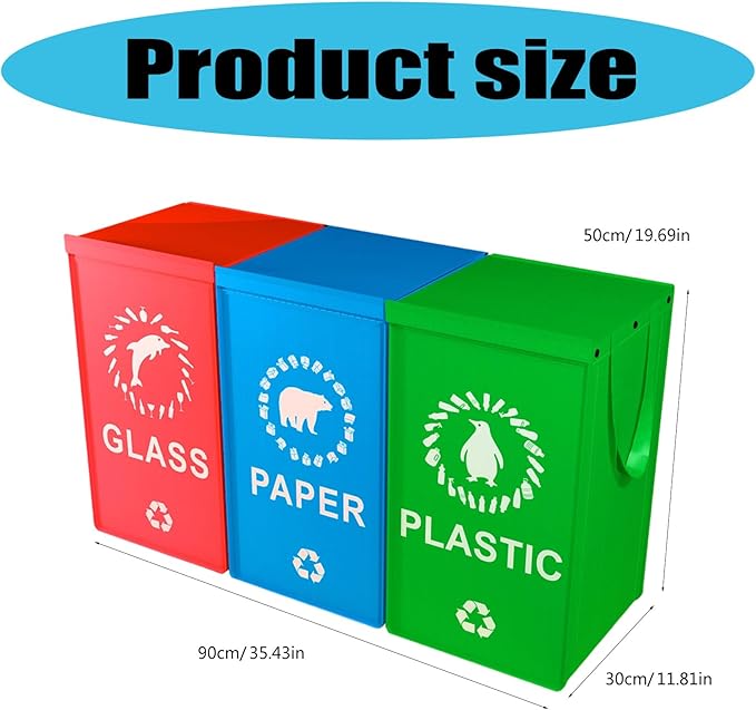 Large Open Trash Bag LeakProof Design Efficient Waste Disposal Bag Organization Bags for Garbage Collection Home Use Kitchen Bags