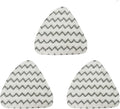 Compatible for Midea Sc2 Cleaner Vacuum 2 in 1 Replacement Microfiber Steam Pads Mop Cloths Home Floor Cleaning Mop Accessories(3 Pcs)