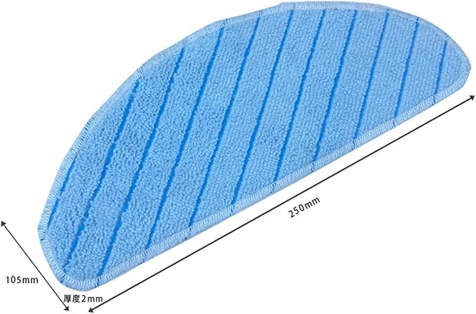Washable Mop Cloth Pads Compatible for Ecovacs Deebot Ozmo T8 Max T9 Max T9 N8 N9 Robot Vacuum Cleaner Rags(10pcs)