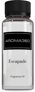 Aroma360 - Escapade Fragrance Oil Scent - Luxury Aromatherapy Scent Diffuser Oil - Hints of Lemon Ocean Bergamot &amp Fragrant Jasmine - for Essential Oil Diffusers - for Home &amp Office - 120mL