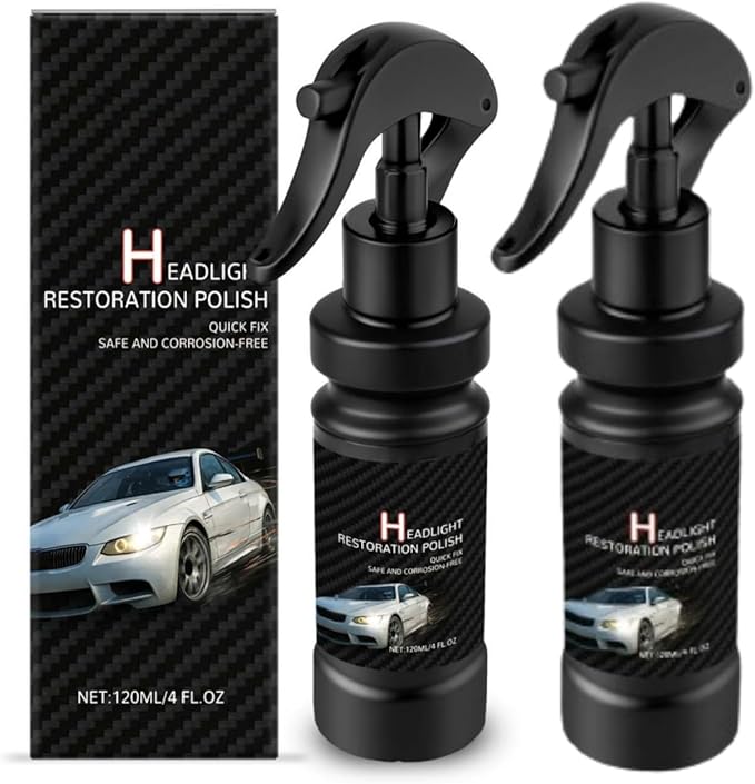BTDECLAR Innovative Headlight Repair Polish Car Headlight Repair Fluid Car Headlight Cleaner (2)