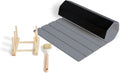 HavenMat – Large Stone Dish Drying Mat (24”x16”) with Bamboo Rack &amp Brush | Quick-Dry Diatomite Counter Mat for Dishes Glassware Plants &amp Pets | Grey Kitchen Drying Stone (Grey)