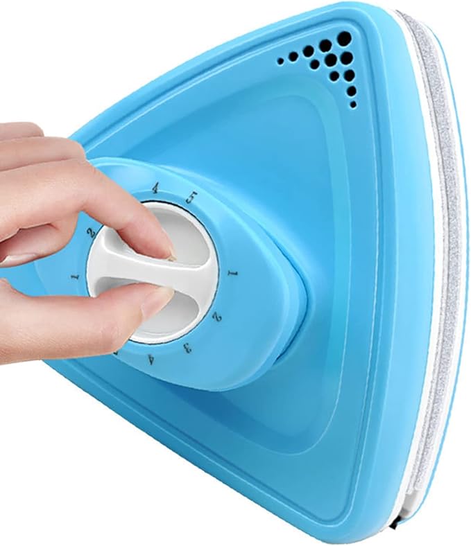 Magnetic Window Cleaner Magnetic Window Cleaner 5-Files Adjustable Magnetic Washing Window Brush Glass Wiper for High-Rise and Car Glazed Window Thickness 6-46Mm