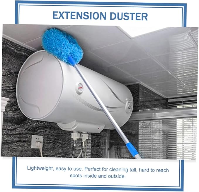 CHILDWEET Extendable Duster with Long Handle Ceiling Fan Cleaner for High Ceilings and Hard to Reach Areas Lightweight and Durable Dust Cleaner for Efficient Home Cleaning