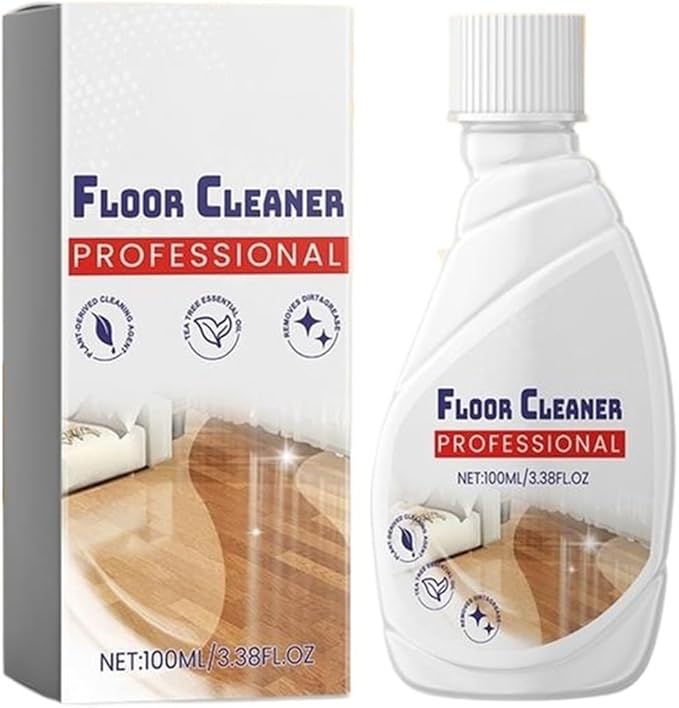 Cleaning Agent Floor Polishing Liquid 100ml All Purpose Cleaner Hardwood Floor Household Floor Cleaning Care For Mops SweepingMopping Machines(100ml 2pcs)