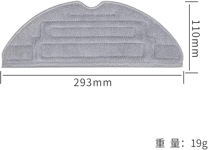 Compatible for Roborock S8 S8 Plus S8+ S8 Pro Ultra G20 Double Vibration Mop Pad Vacuum Cleaner Robot Mop Rags Parts Mop Cloths AccessoriesRobo(10pcs)