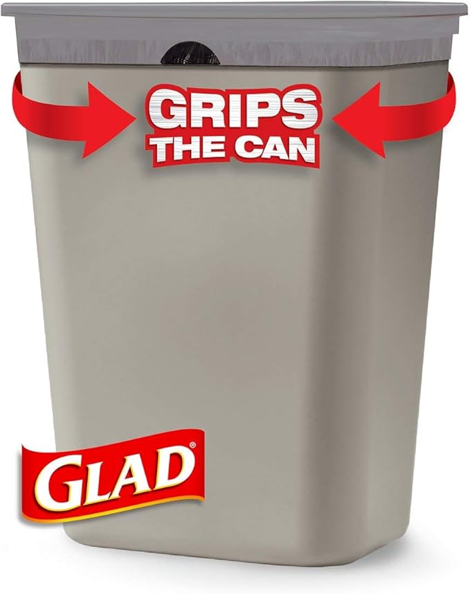 Glad Tall Kitchen Drawstring Trash Bags - 13 Gallon - 120 Count - 3 Boxes/Case