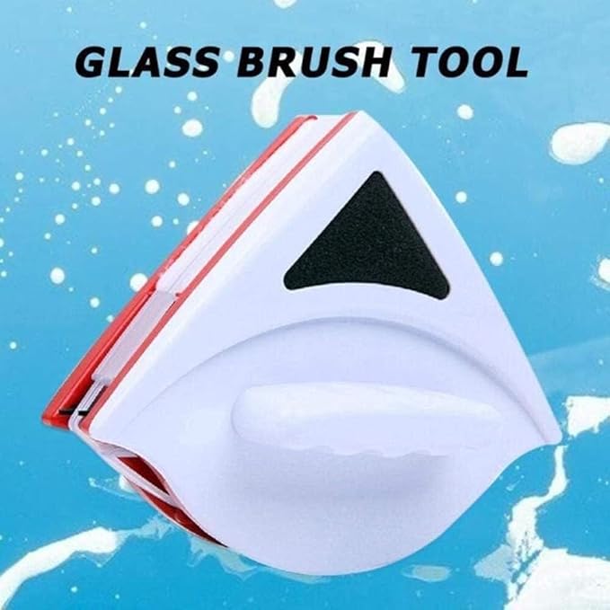 Outside Magnetic Window Cleaner Window Wiper Glass Cleaner Brush Tool Double Side Brush Window Glass Brush for Washing Household Cleaning Tool A 3-10mm