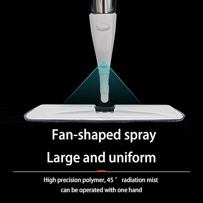 Multipurpose Sprayer Mop Featuring Microfiber Pad Quick Drying Technology and Flexible Head Hard Floor Sprayer Mop