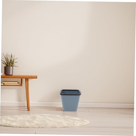 Luxshiny Capacity Trash Can Reinforced Garbage Bin for Home Office and Hotel Use Versatile Wastebasket with Stylish Design for Bedrooms Bathrooms and Kitchens