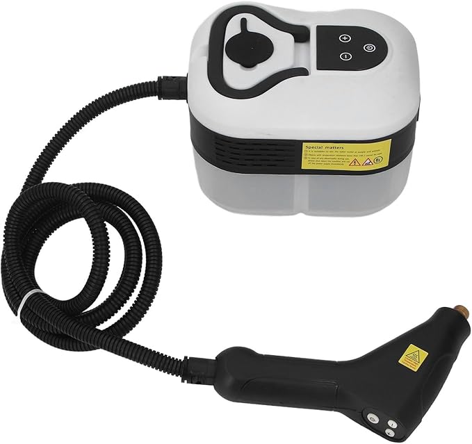 Handheld Steam Cleaner 1200ml Portable High Temperature Pressurized Cleaner with 2m Spray Gun 6 Adjustable Settings for Home Furniture Clothes Kitchen Bathroom