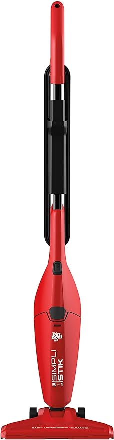 Dirt Devil SD20000RED Simpli-Stik Lightweight Corded Bagless Stick Vacuum Red