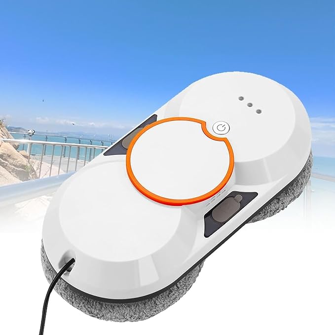 Window Cleaner Robot5600pa Smart Glass Cleaning Robotic- Dual Water Spray for Indoor and Outdoor Tile Kit with Remote Control