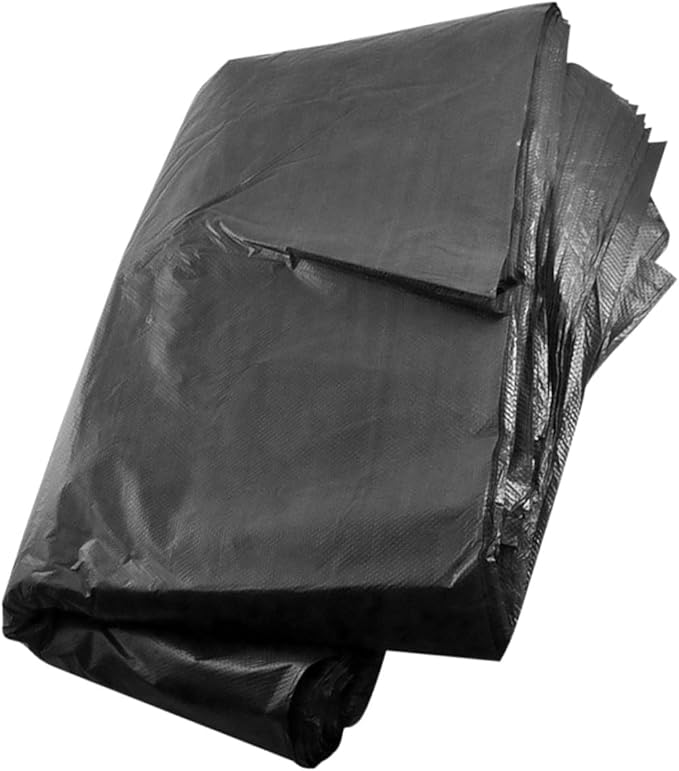 Extra Large Trash Bags 50pcs 80x100cm Heavy Duty Garbage Bags for 100l Bins Outdoor Lawn Gardening Contractor Kitchen Use