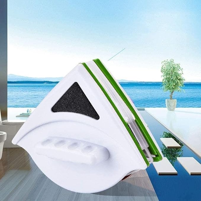 Outside Magnetic Window Cleaner Window Cleaning Tools Window Cleaner Double-Sided Glass Wiper Cleaner Cleaning Tools for 20-30mm Thickness Double Hollow Window Sliding Door Shower Screen Mirrors