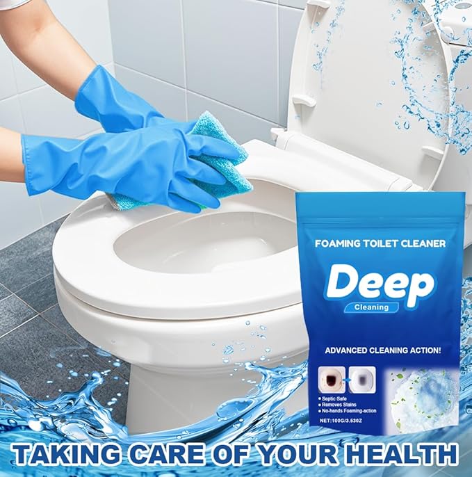 Deep Toilet Cleaner 2025 New Toilet Bowl Cleaner Foam Toilet Cleaner Upgrade Self Activating Powder for Toilet Bowl Cleaning Powerful Foaming Toilet Bowl Cleaner for Toilet Bowl Cleaning (3)