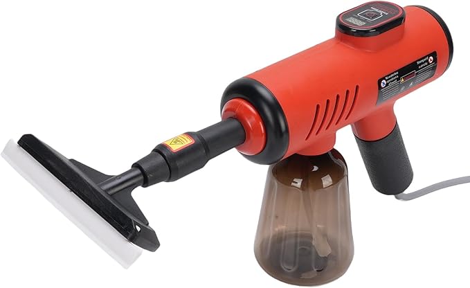 TOPINCN Handheld Steam Cleaner High Temperature Pressurized Steamer Machine with Brush Heads and Digital Display Compact and Lightweight Suitablefor Home Travel Use