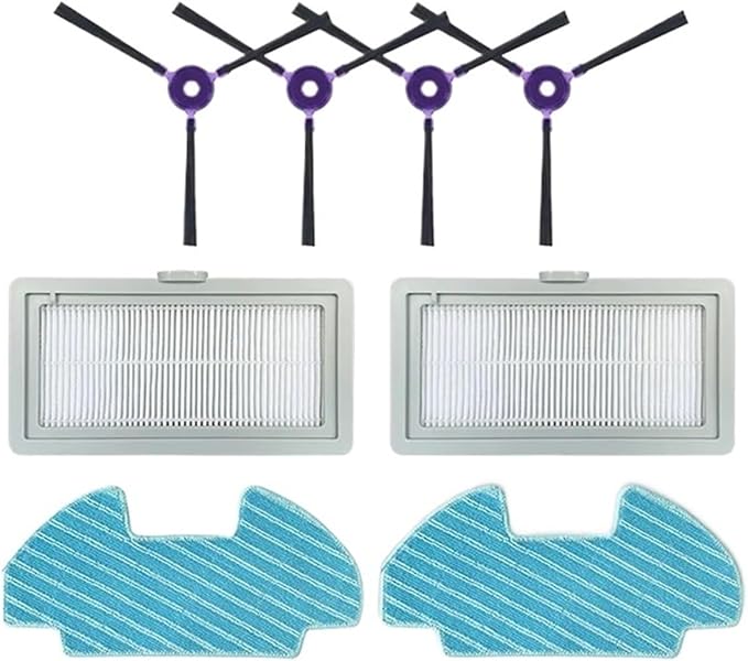 BeNtli Vacuum Cleaner Replacement Part SpareSide Brush StripHepa FilterMop RagCompatible for Midea I5 I5c VCR07 VCR08 MR09 Compatible for Samsung VR05R5050WK (Color : 3)
