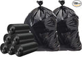 50 Gallons Trash Bags 150 Bags Extra Large 47 x 43 Inch Strong Tall Black Garbage Bags 0.72 Millimeter 6 Rolls Thickened Waste Bags Ideal for Home Kitchen Restaurant Office Garden