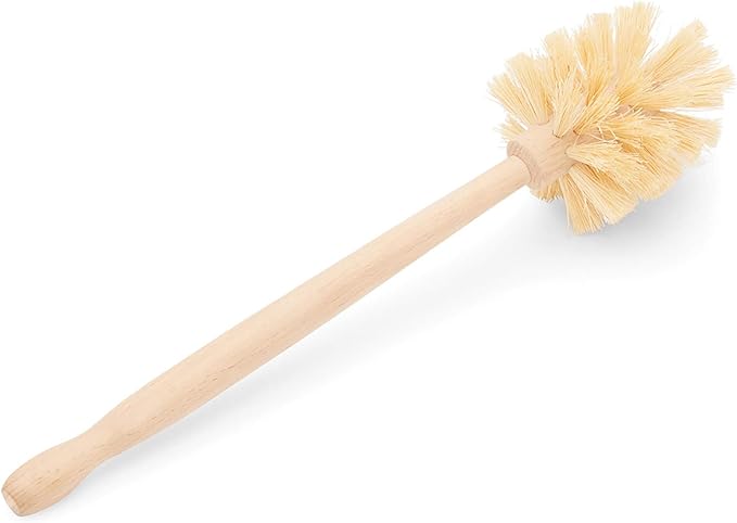 Fox Run Kitchen Brush Set of 3 Pot Dish and Bottle Scrub Brush with Natural Bristles