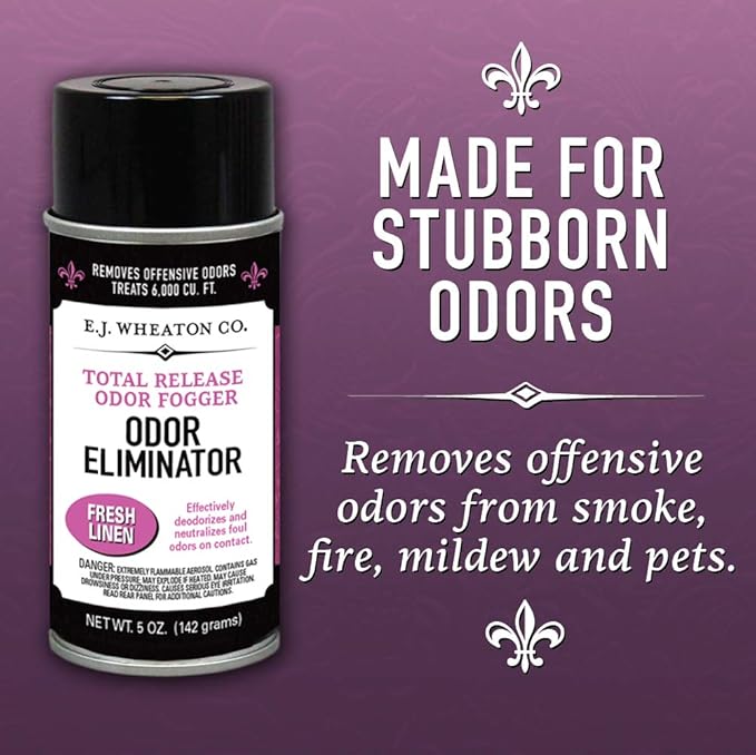Odor Eliminator Total Release Odor Fogger 3 Pack Effectively Deodorizes and Neutralizes Foul Odors on Contact Fresh Linen (5 OZ)