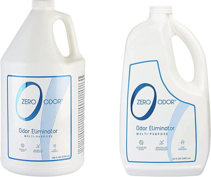 Zero Odor Multi-Purpose Odor Eliminator 64 Oz - Eliminates Air &amp Surface Odors - Patented Technology