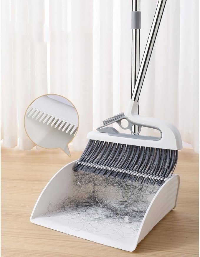 Lightweight Folding Combination Broom Set Sweep Dustpan Household Non-Stick Hair Department Store