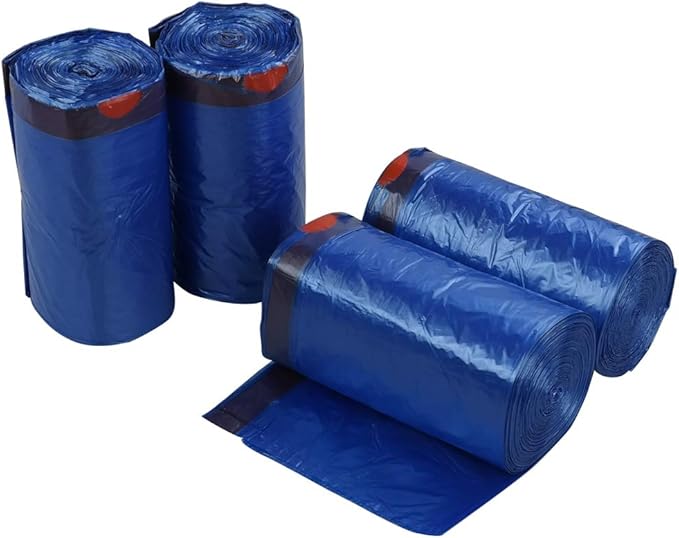 5 Gallon Drawstring Trash Bags 220 Counts Blue Garbage Bags
