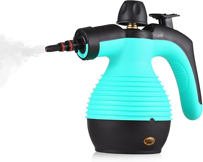 Decdeal Handheld Steam Cleaner 1050W Multifunctional High Temperature Pressurized Steam Cleaning Machine with 9PCS Accessory 110V