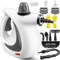 2025 Upgrade Saker Steam Cleaner Handheld High Pressure Steamer for Home Cleaning FurnitureCarpet Car Interior Kitchen Tile Multiple Nozzles (1Set+4 Fiber Cloth1set)