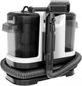 Portable Carpet Cleaner with Steam&amp Heating System Powerful Suction Carpet Cleaner with 3 Cleaning Tools&amp Solution 2 in 1 Upholstery Cleaner Steam Cleaner for Pets Car (white)
