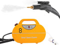 1800W Steam Cleaner for HomeYellow Handheld Steam CleanerPortable Steam Cleaner for Upholstery Kitchen Bathroom Hard Surface