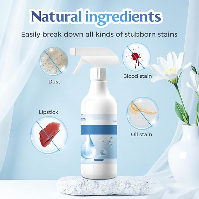 2 PCS Clothing Emulsifier Emulsifier Clothing CleanerPowerful Remover Clothes Dry Clean Spray