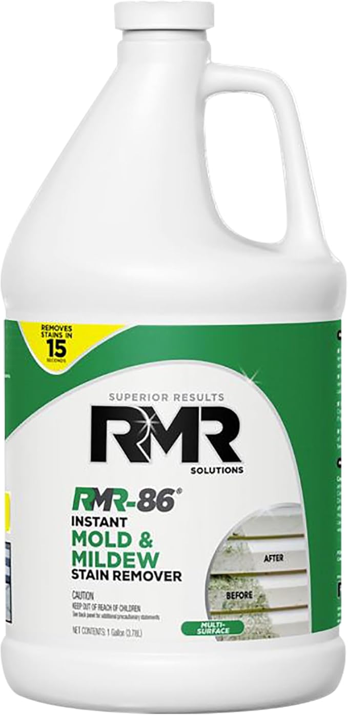 RMR-86 Instant Mold and Mildew Stain Remover Spray - Scrub Free Formula 1 Gallon