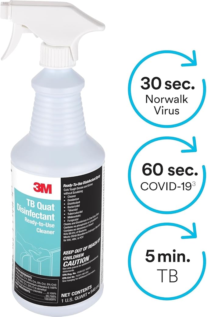 3M MROS3M124 TB Quat Disinfectant12/CS