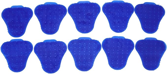 10pcs Urinal Screen Fresheners Anti-Splash Air Freshener Urinal Screen Mat for Toilet (Blue)