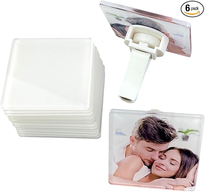 Sulimation Acrylic Car Air Vent Clip Blanks 2 inch Air Freshener 10 Packs